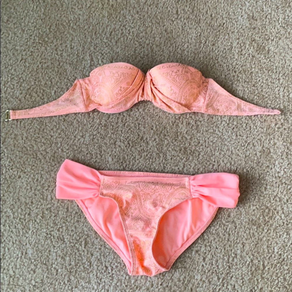 Ninety Six Degrees strapless bathing suit